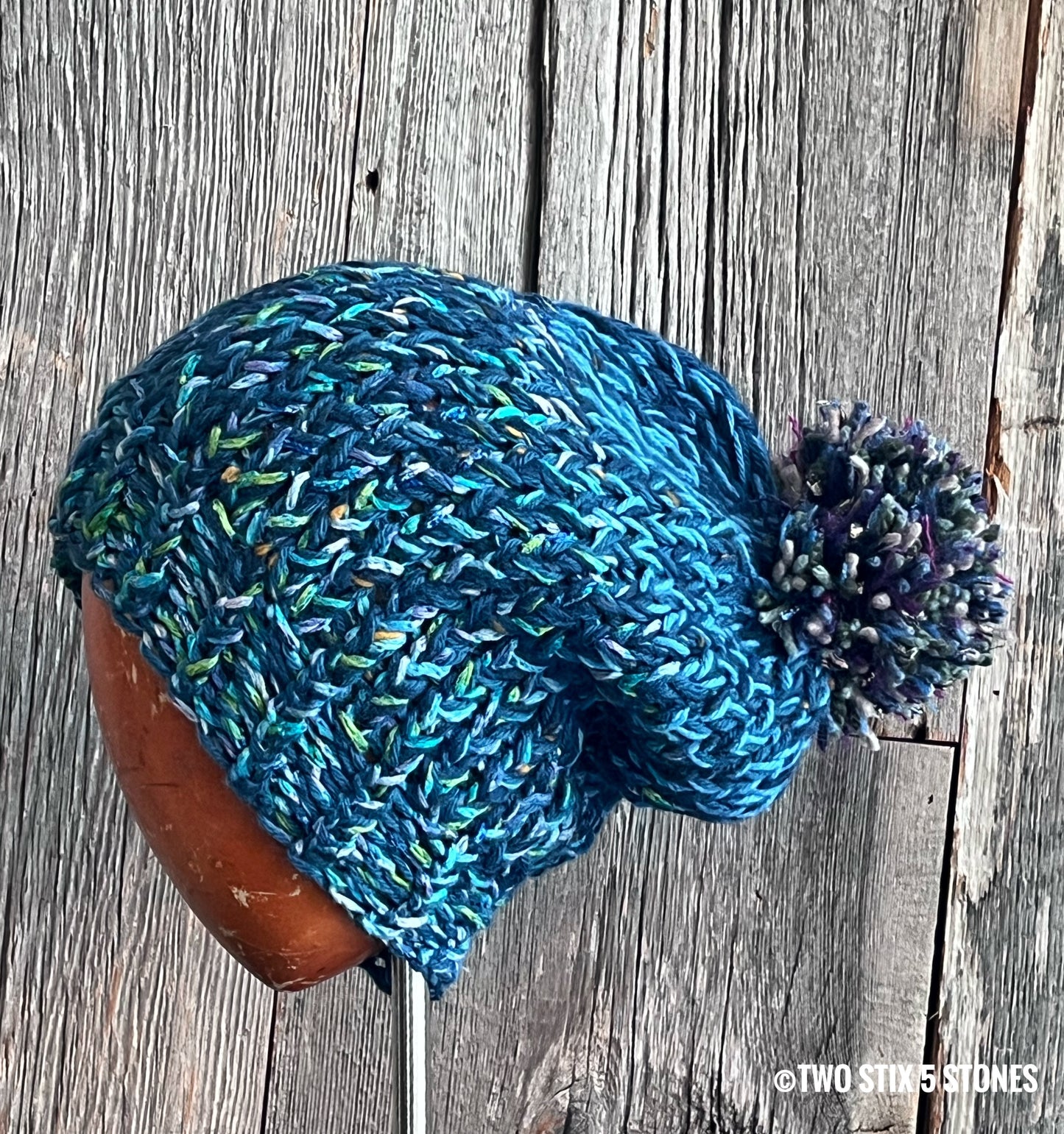 Luxe Beanie w/Funky Pom Pom