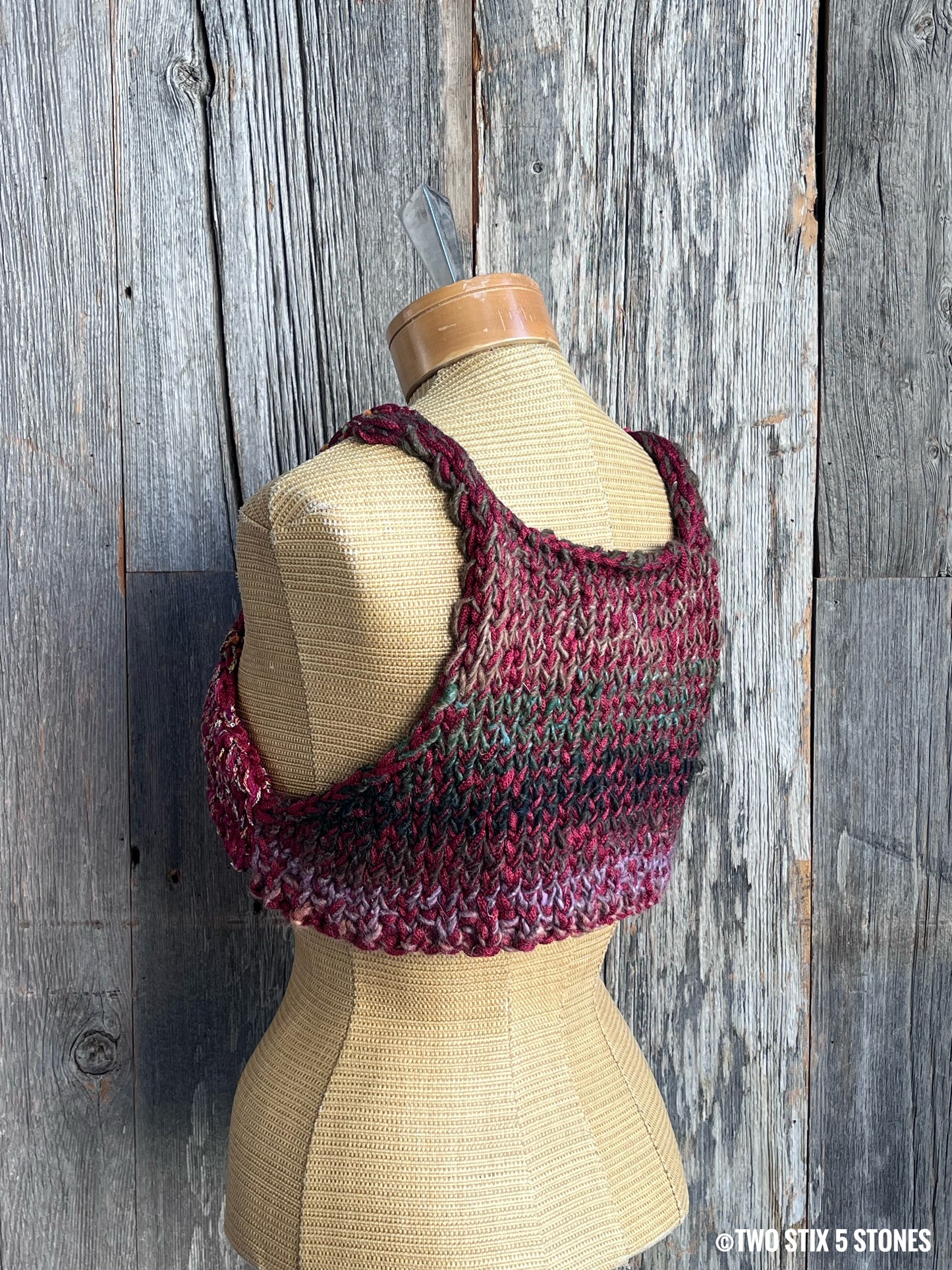Crop Handknit Slipover