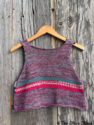 Colorful Tweed Knit Slipover