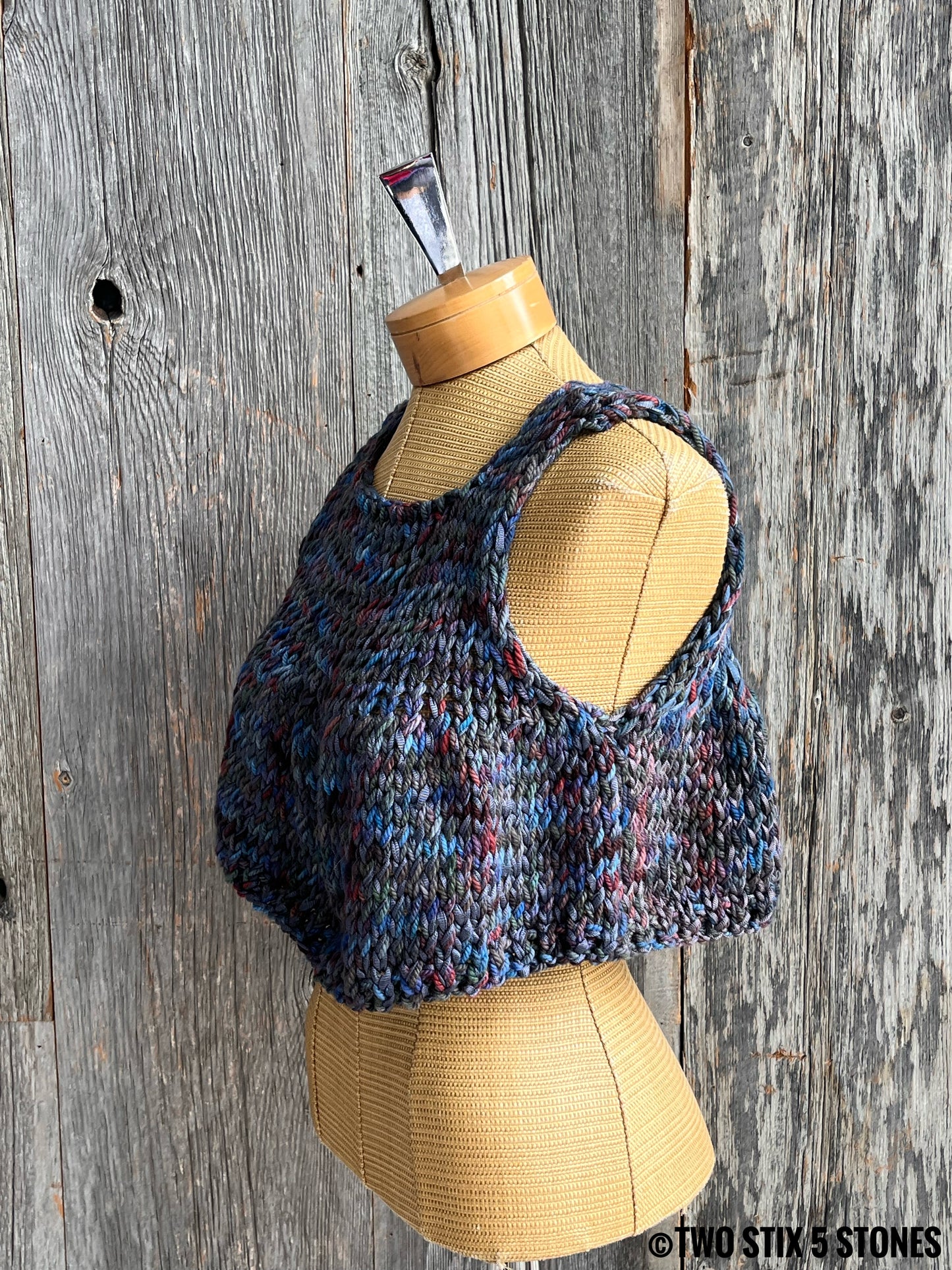 Crop Handknit Slipover