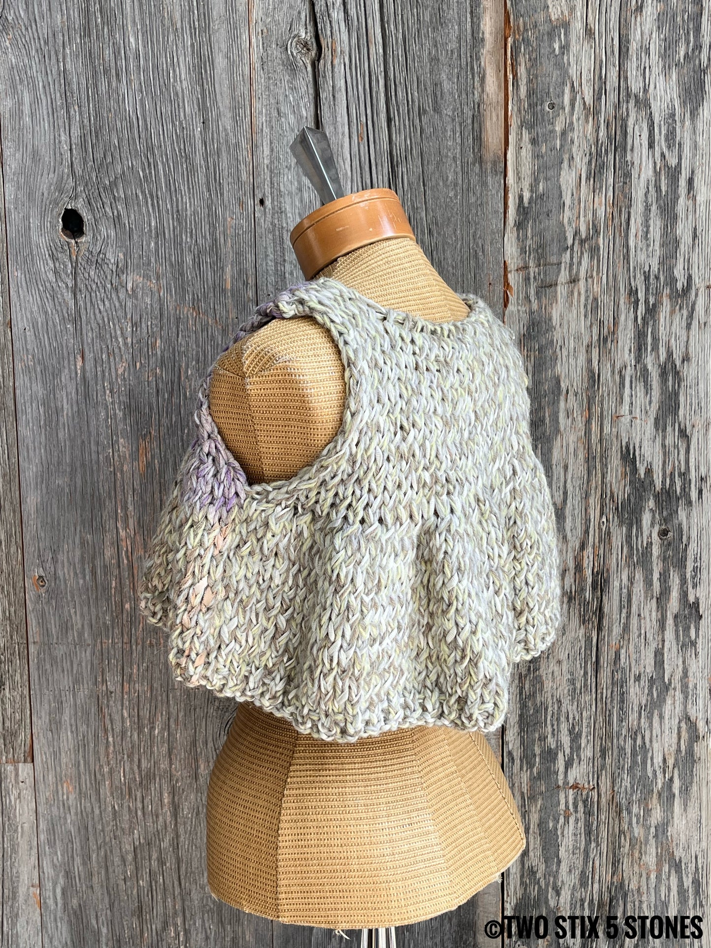 Crop Handknit Slipover