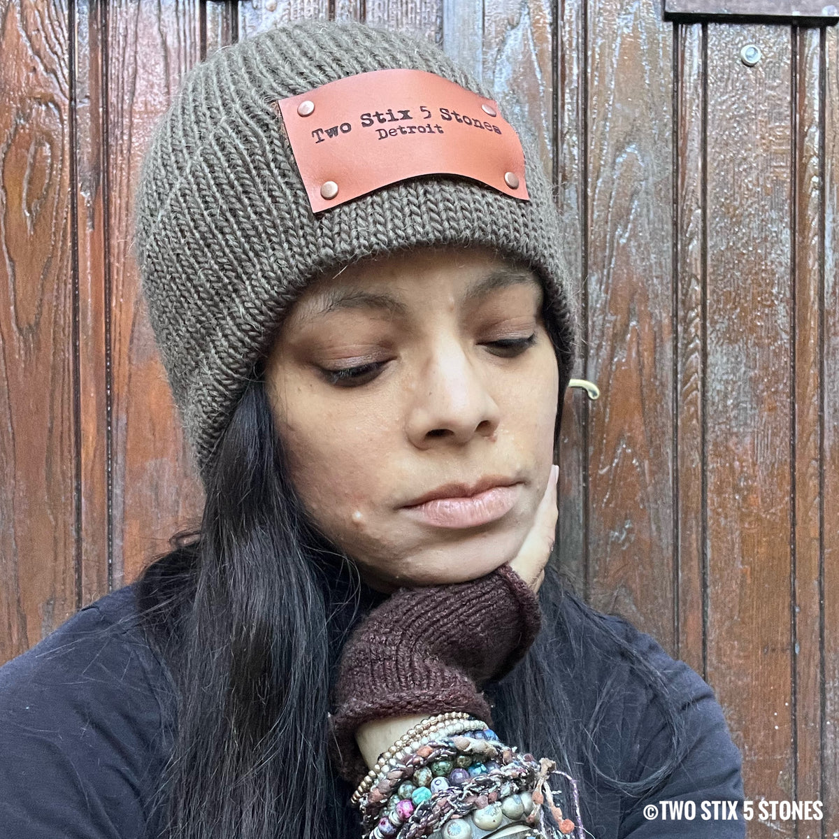 Two Stix 5 Stones Detroit Beanie