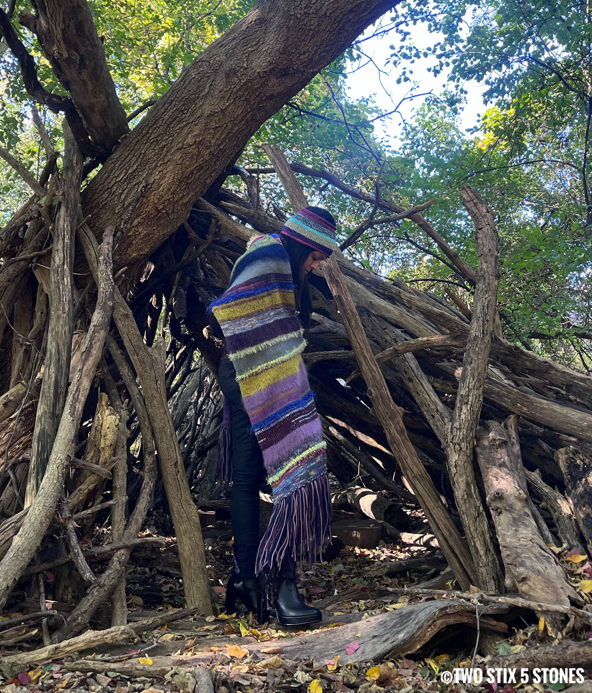 Exquisite *Reimagined Scarf* w/Fringe