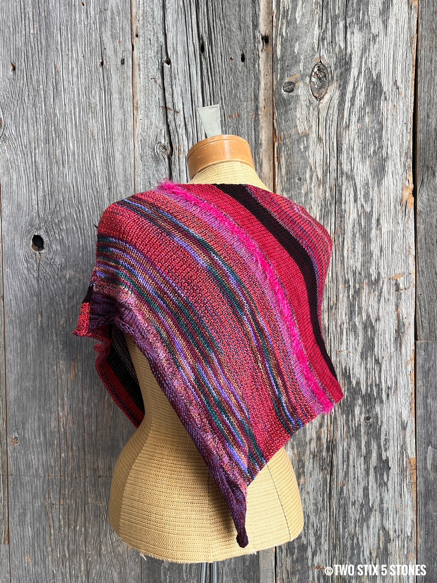 Luxe Vibrant Poncho