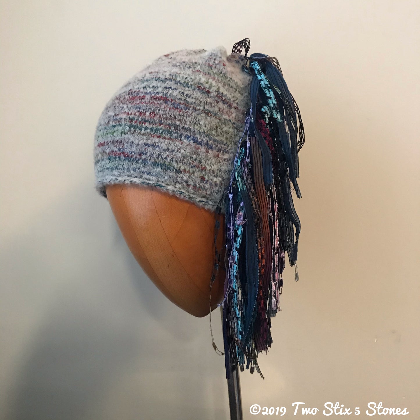 Grey Tweed Signature *Funky Chic Hat*