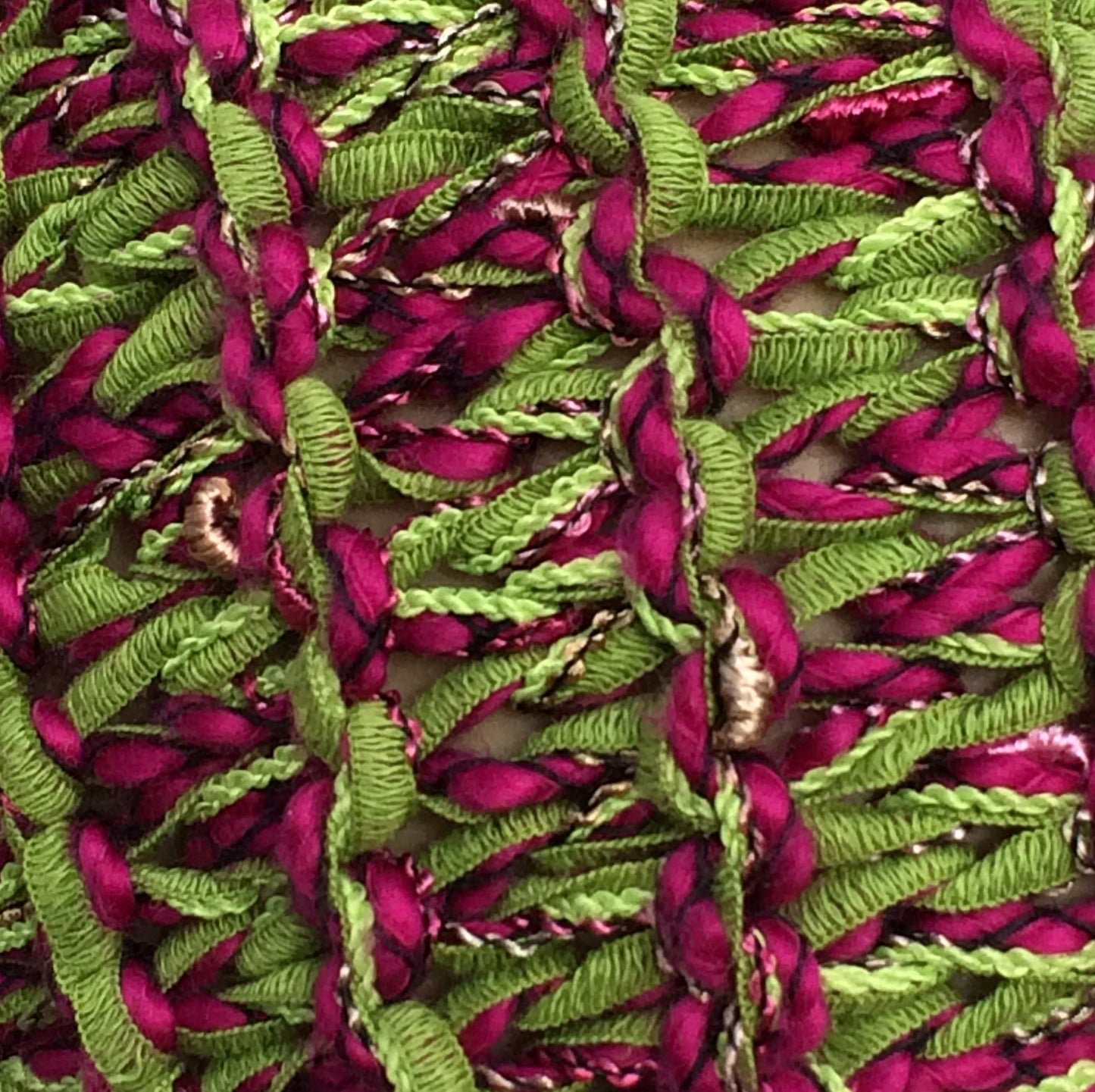 Cranberry Green Tweed Ear Warmer