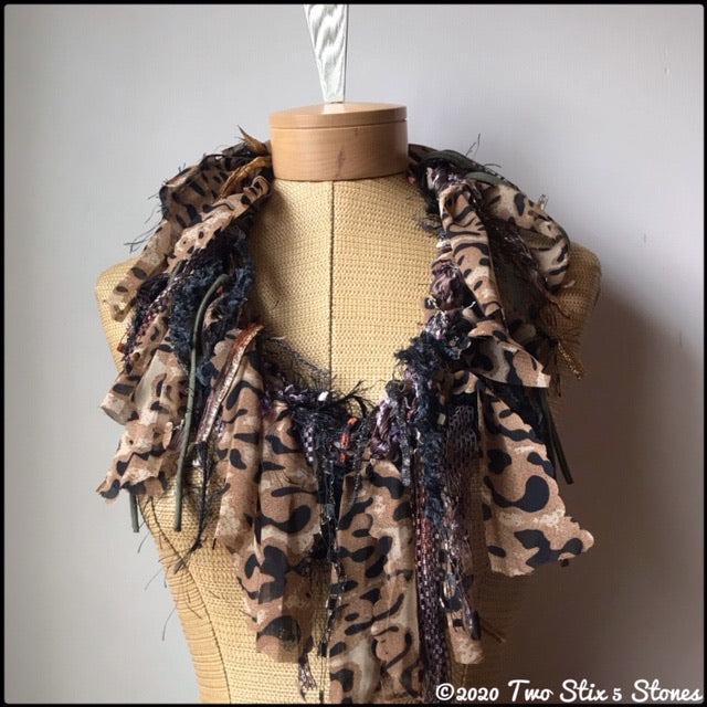 Exotic Fiber Necklace