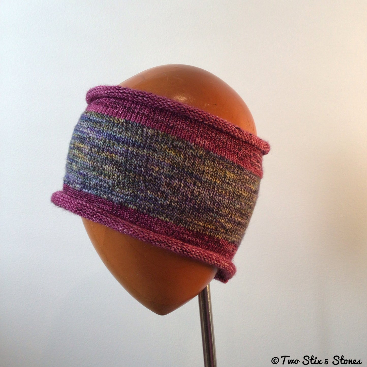 Colorblocked Knit Headband