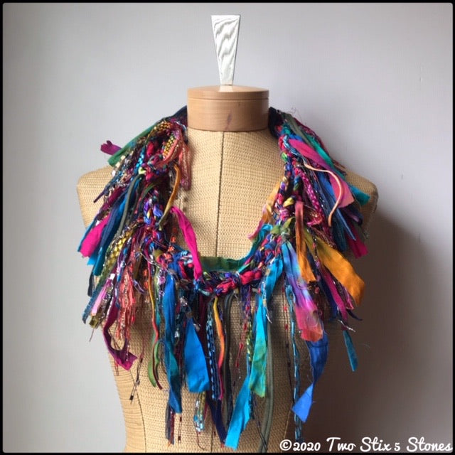 Exotic Fiber Necklace