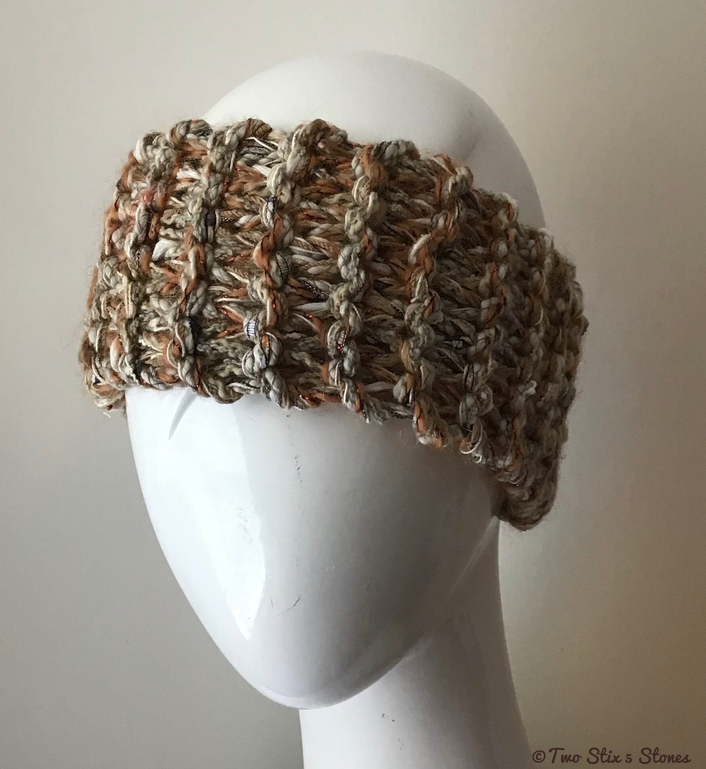 Oatmeal & Tan Tweed Headband