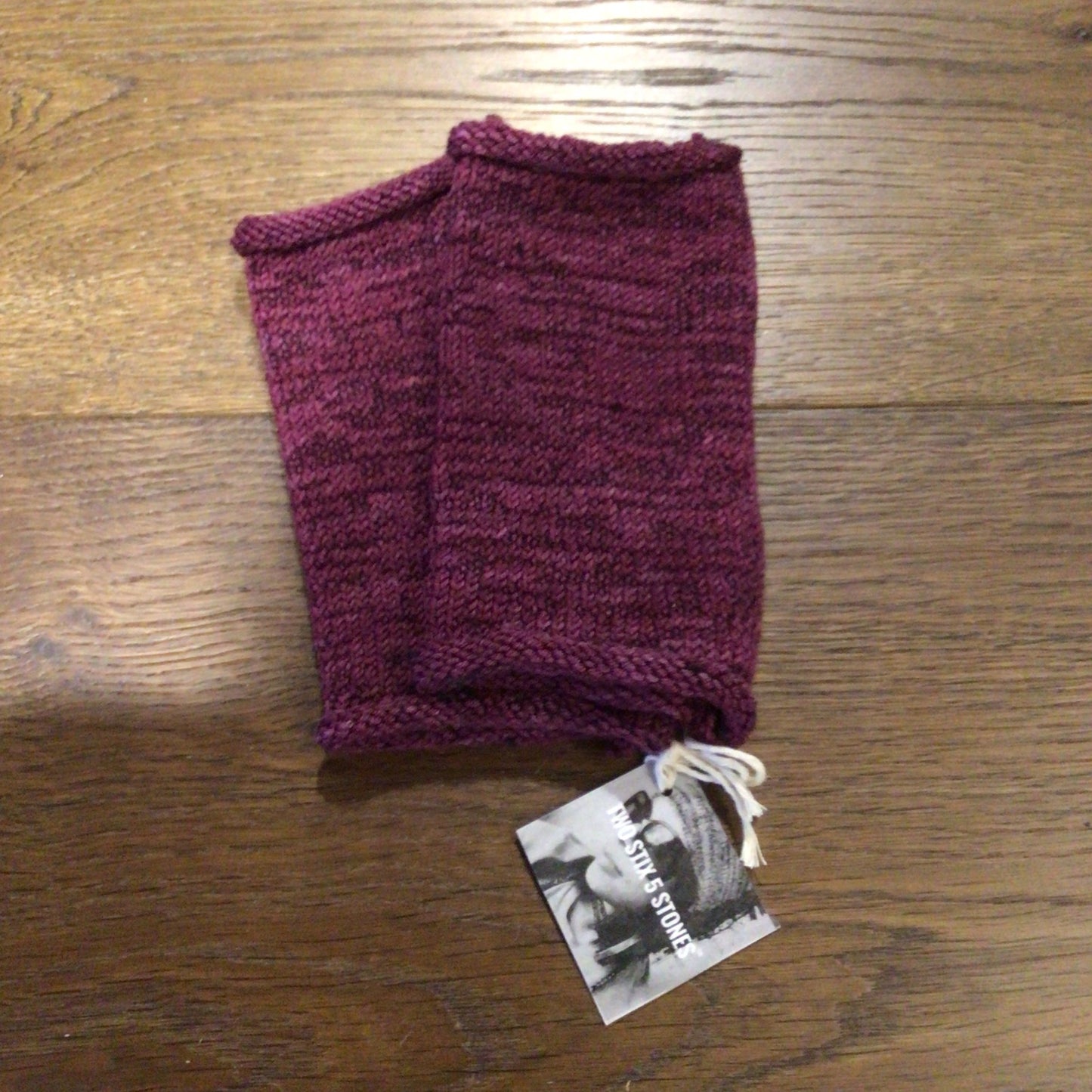 Wine Fingerless Gloves