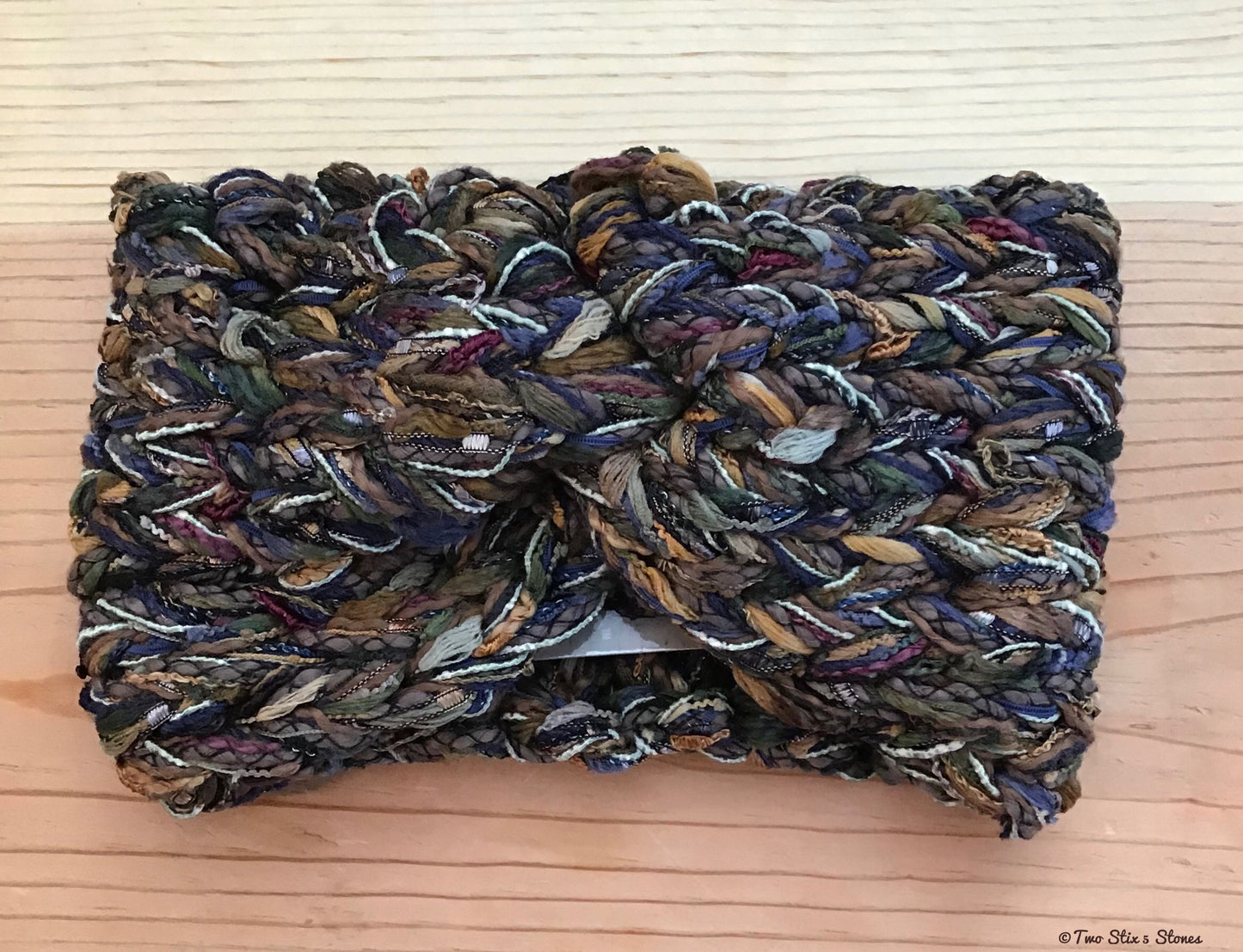 Chocolate Tweed Turban Headband