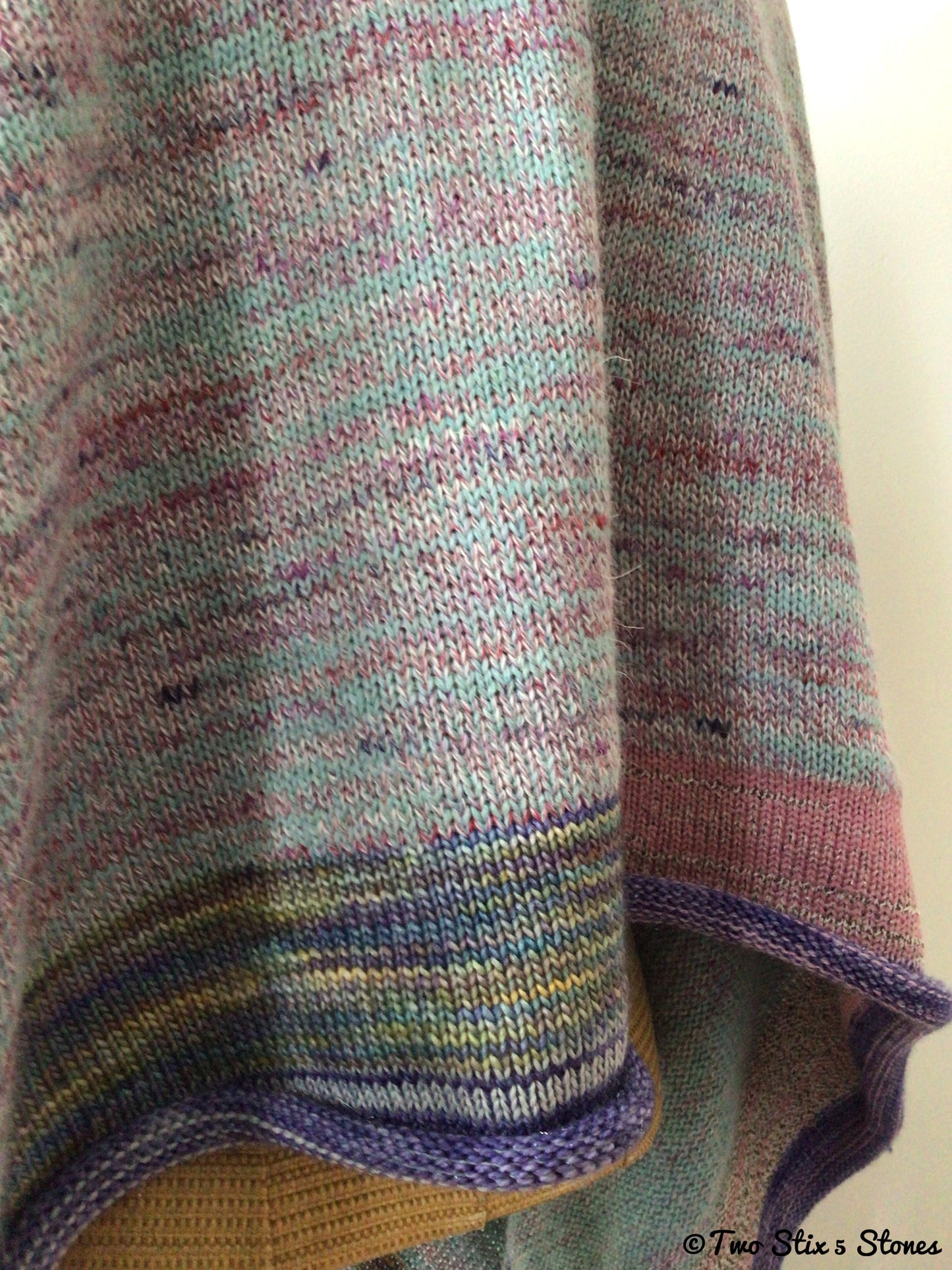 Soft Blue &/Lavender Tweed Kimono