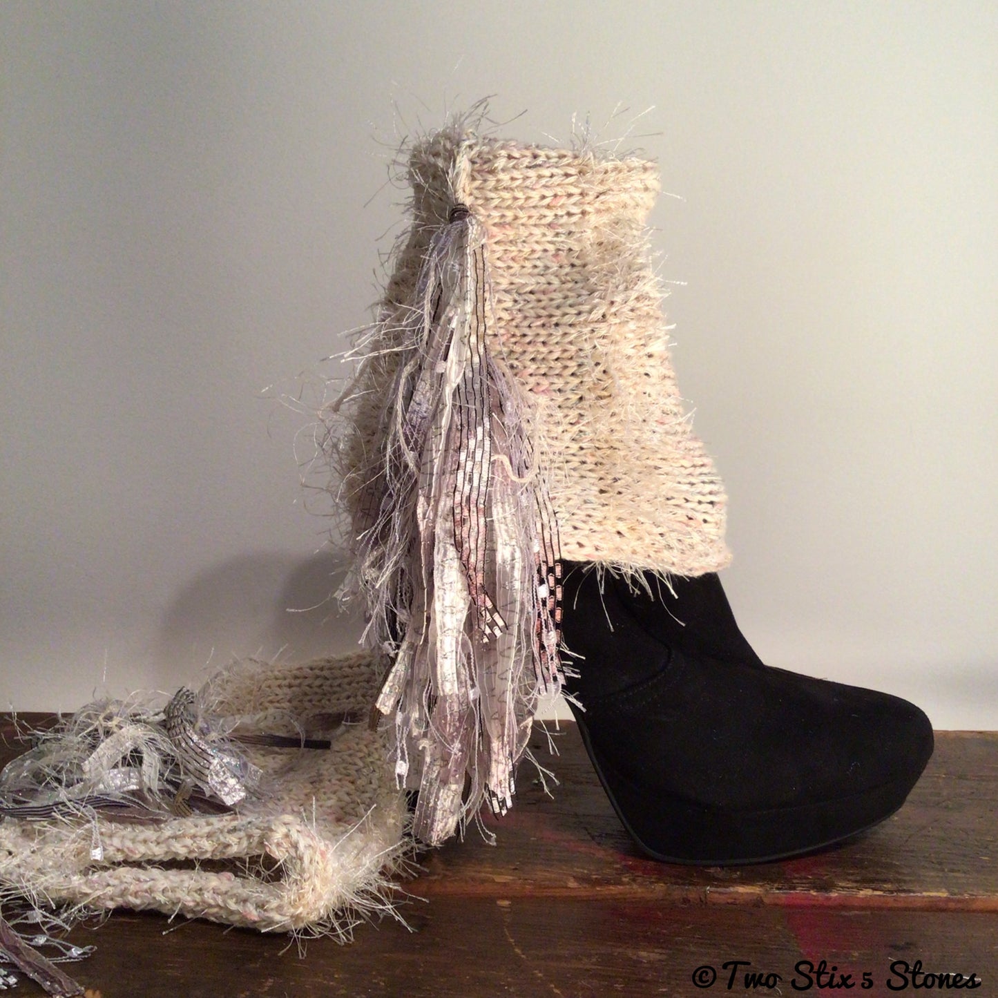 Luxe Winter White *Diva Chic* Boot Topper