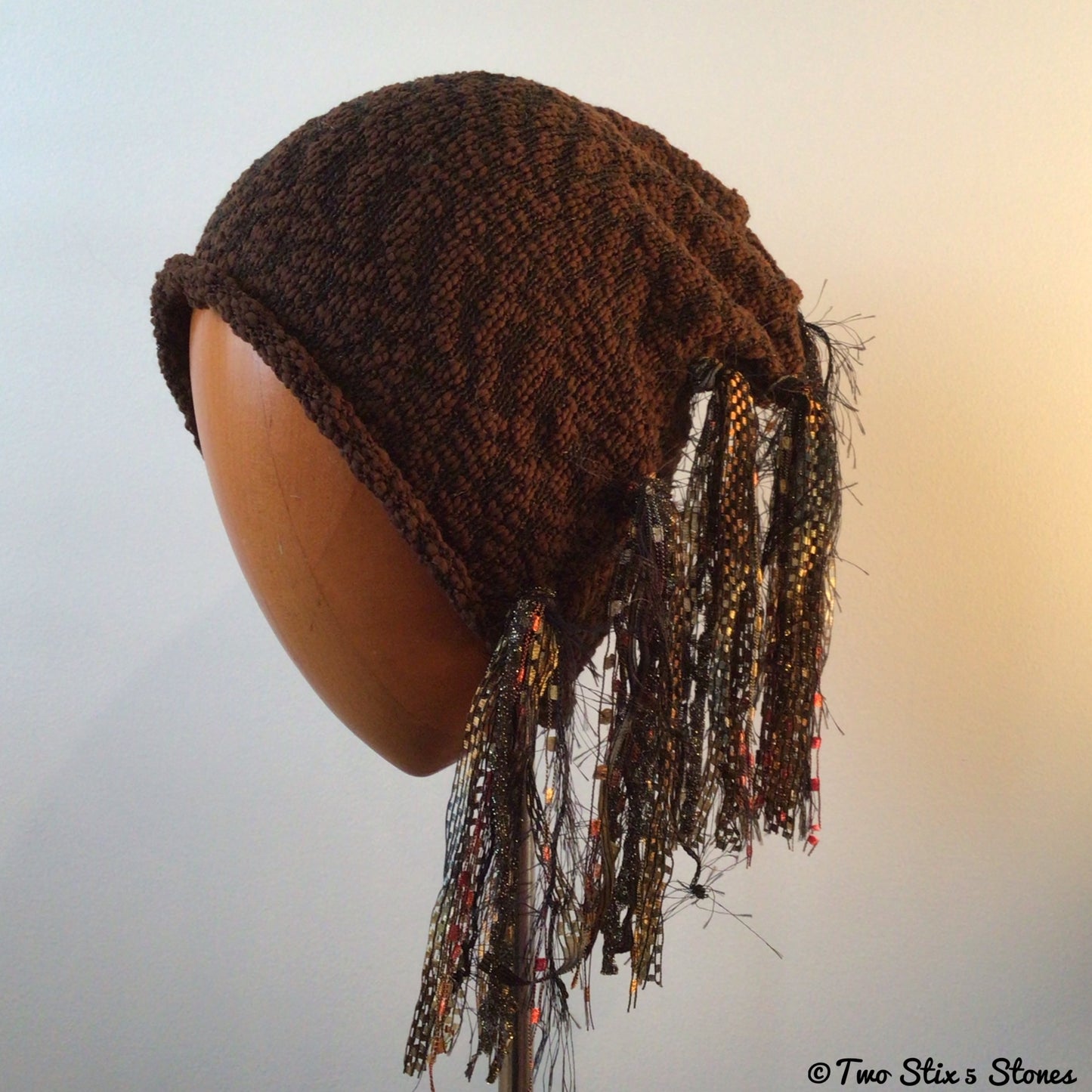 Chocolate Tweed Signature *Funky Chic* Hat