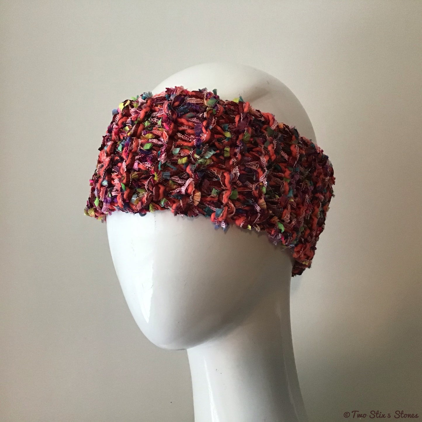 Red Tweed Headband