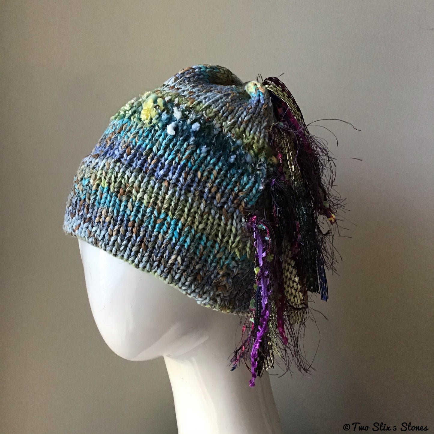 Blue Tweed Signature *Funky Chic* Hat
