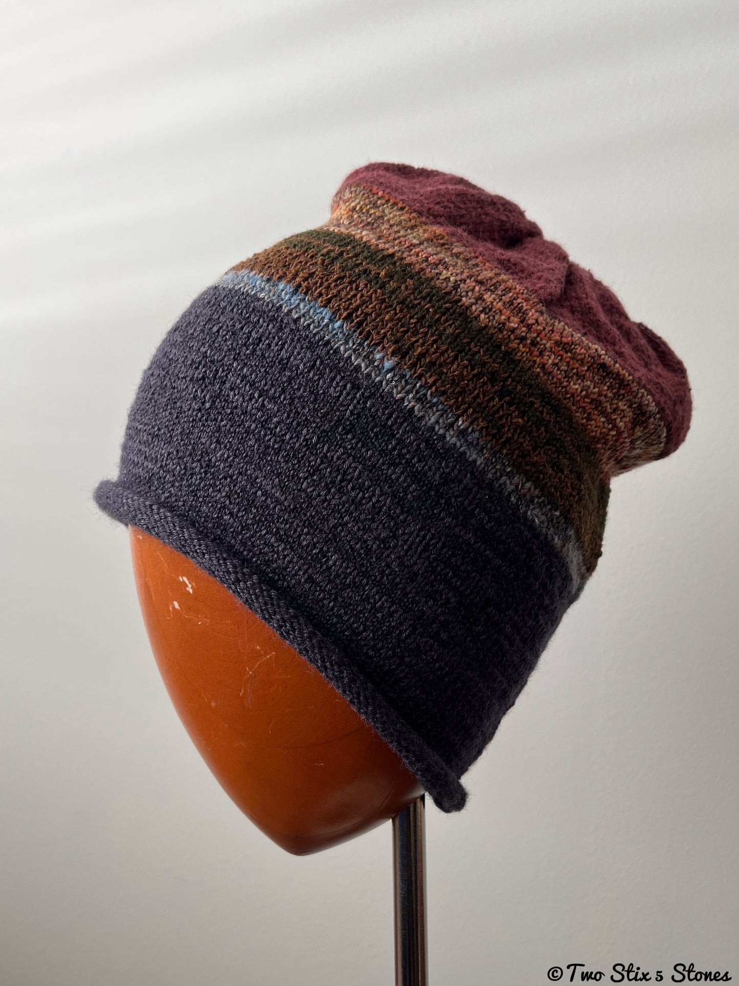 Neutral Toned Knit Beanie