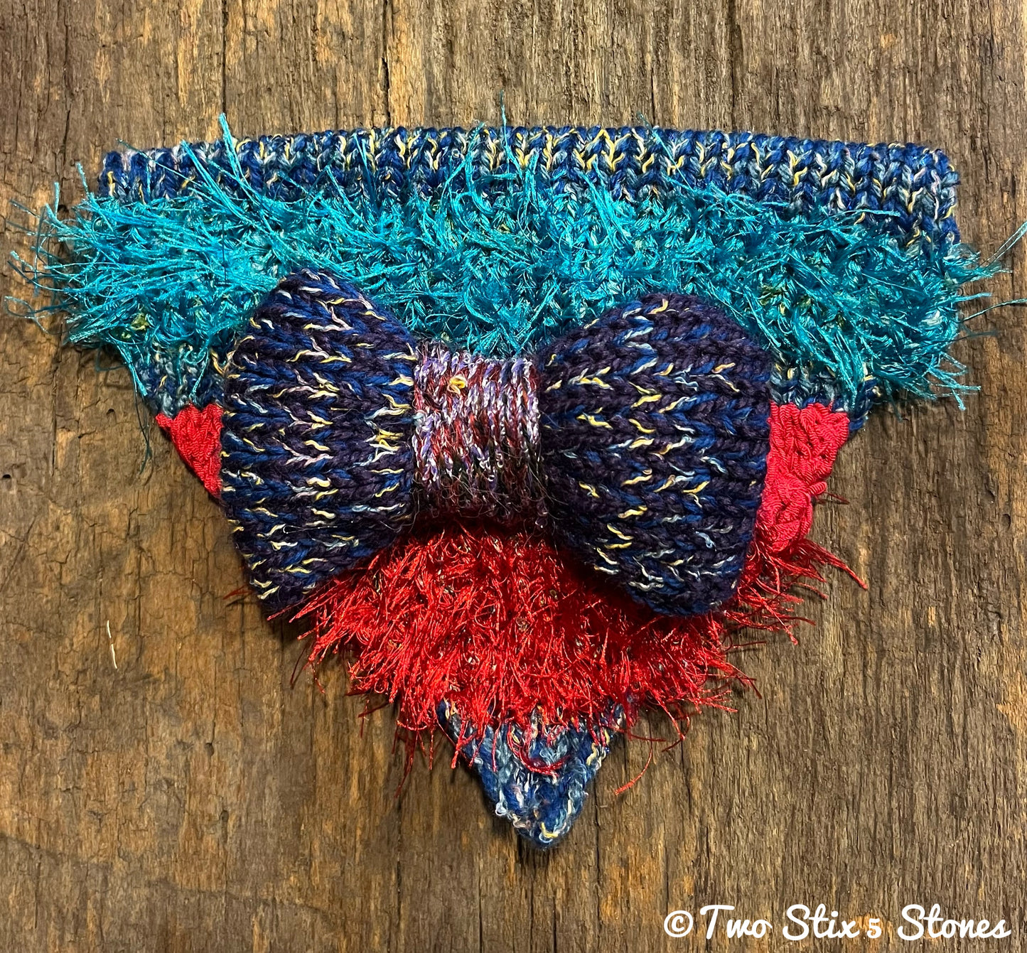 S/M - Pet Tweed Knit Bandana