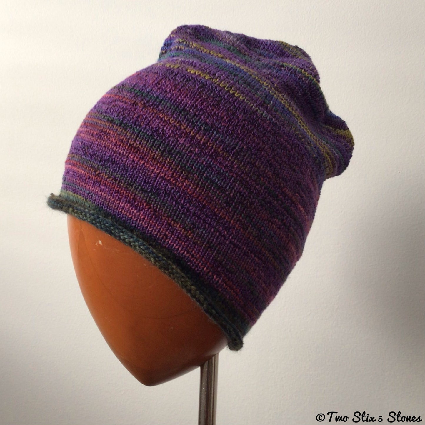 Variegated Knit Beanie