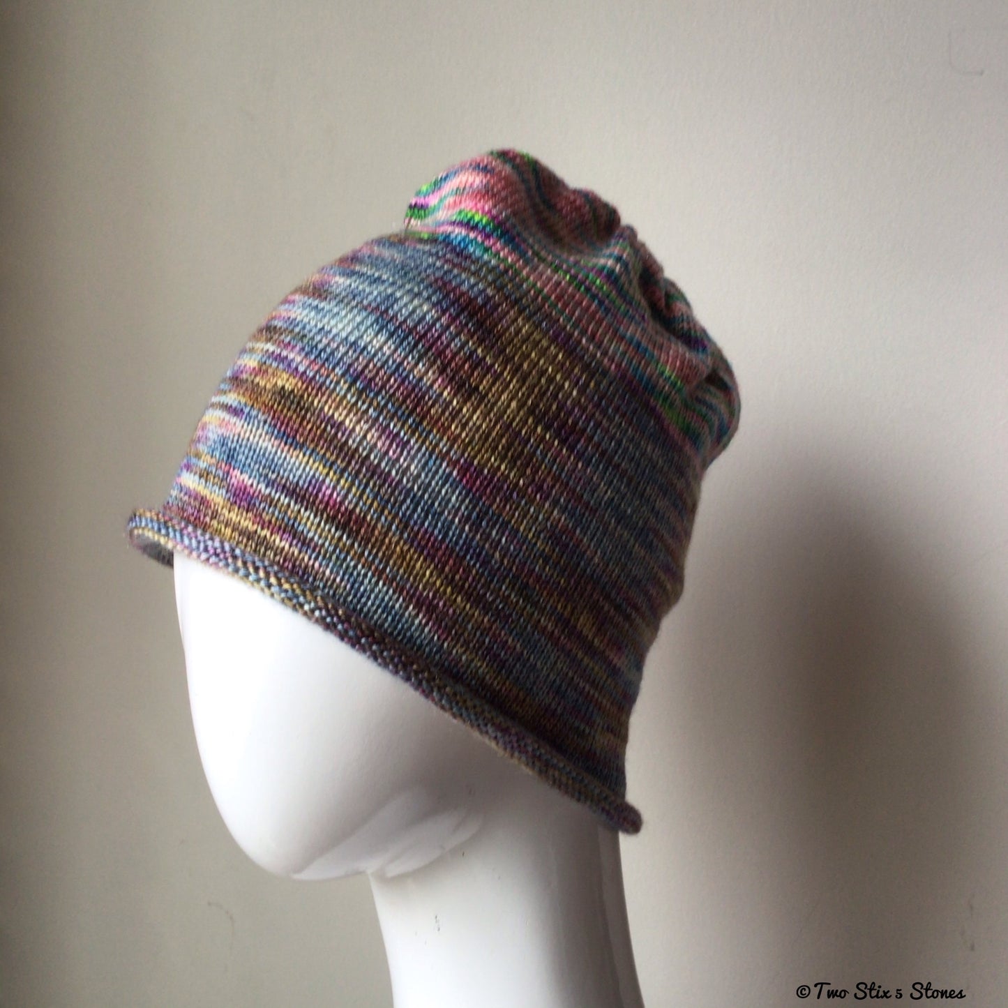 Variegated Merino Knit Beanie