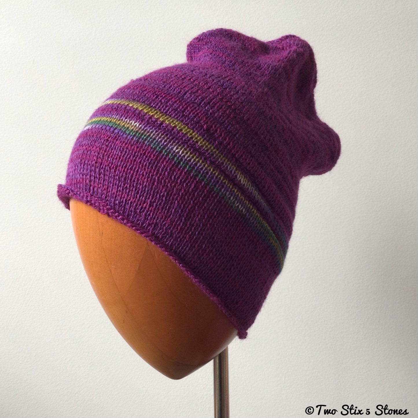 Purple Knit Beanie