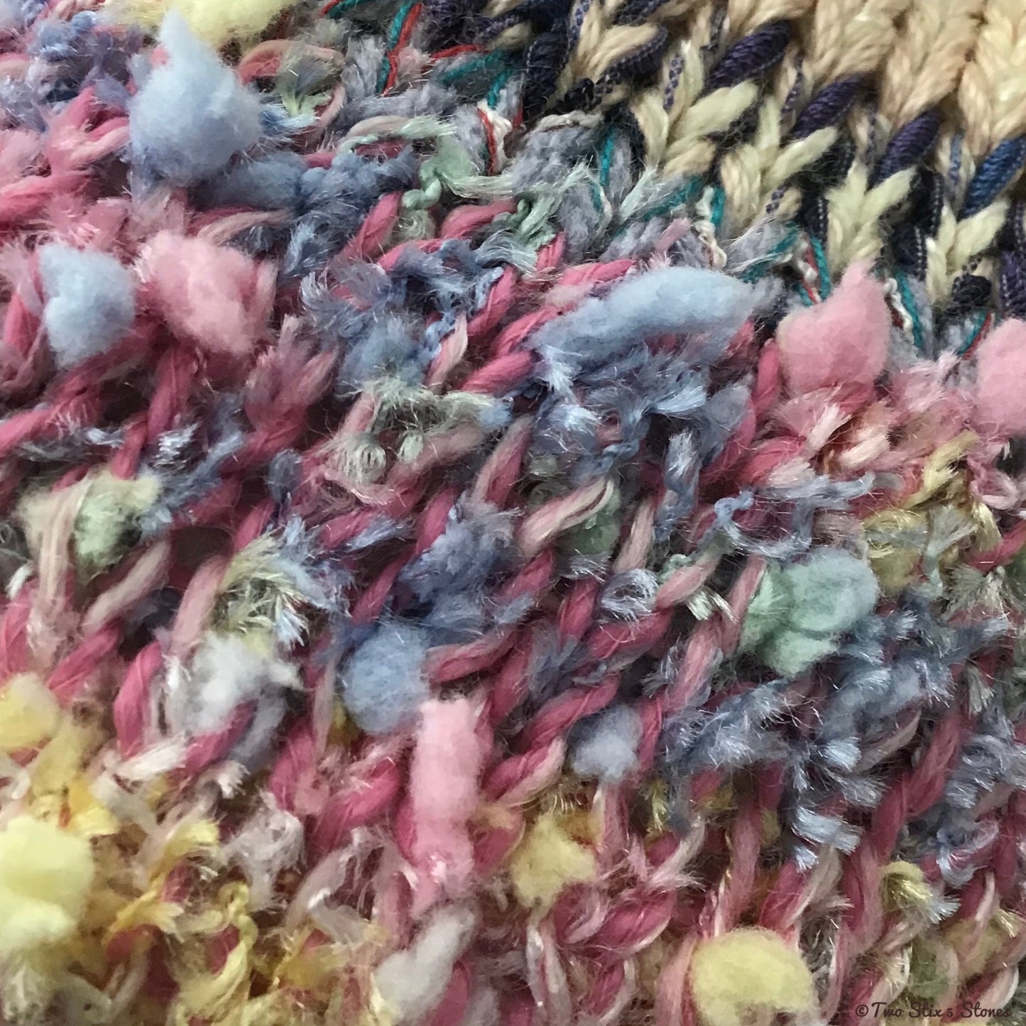 Luxe *Funky Tweeds* Faux Fur Beanie/Slouchy Beanie