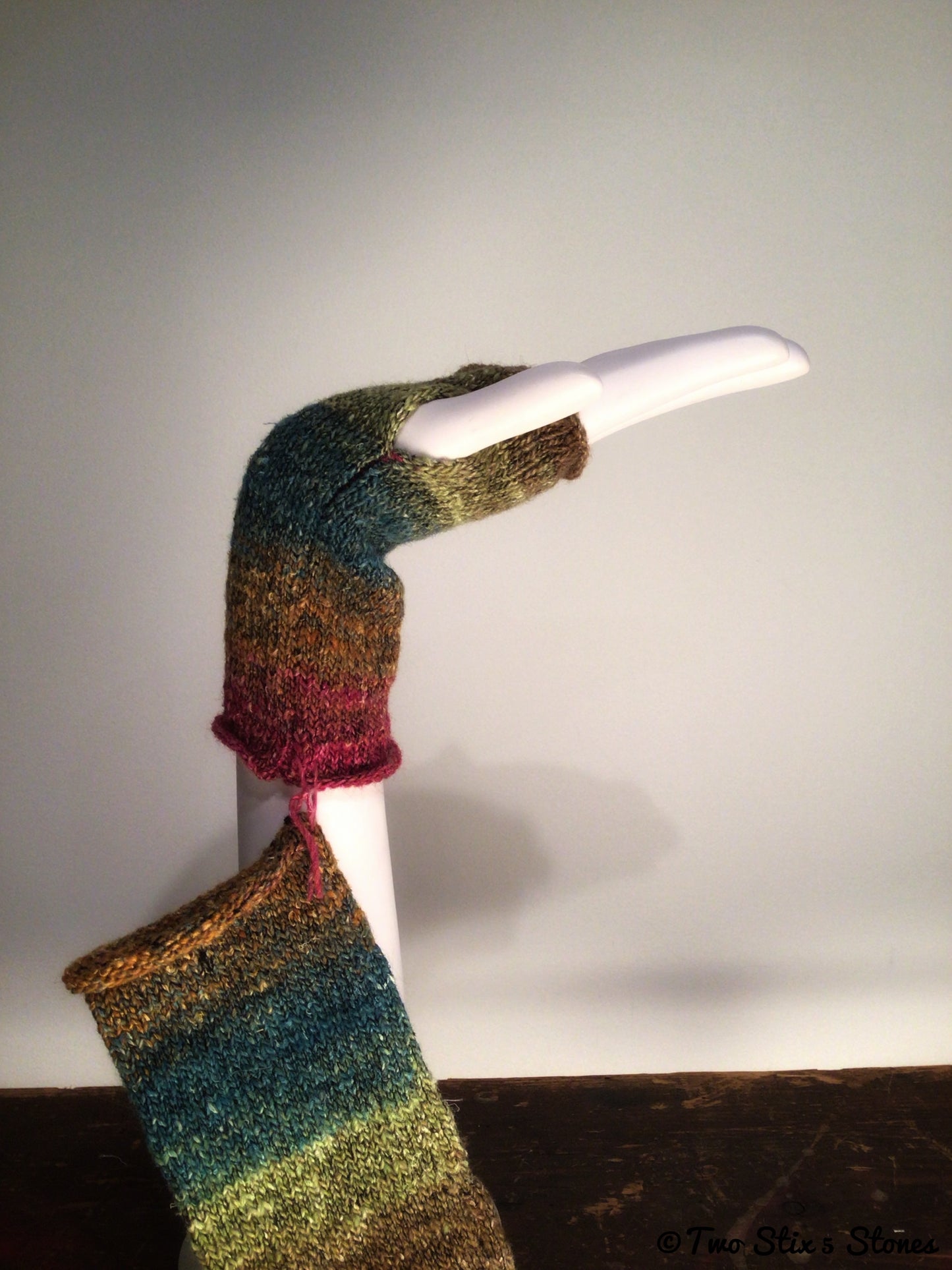 Variegated Fingerless Gloves