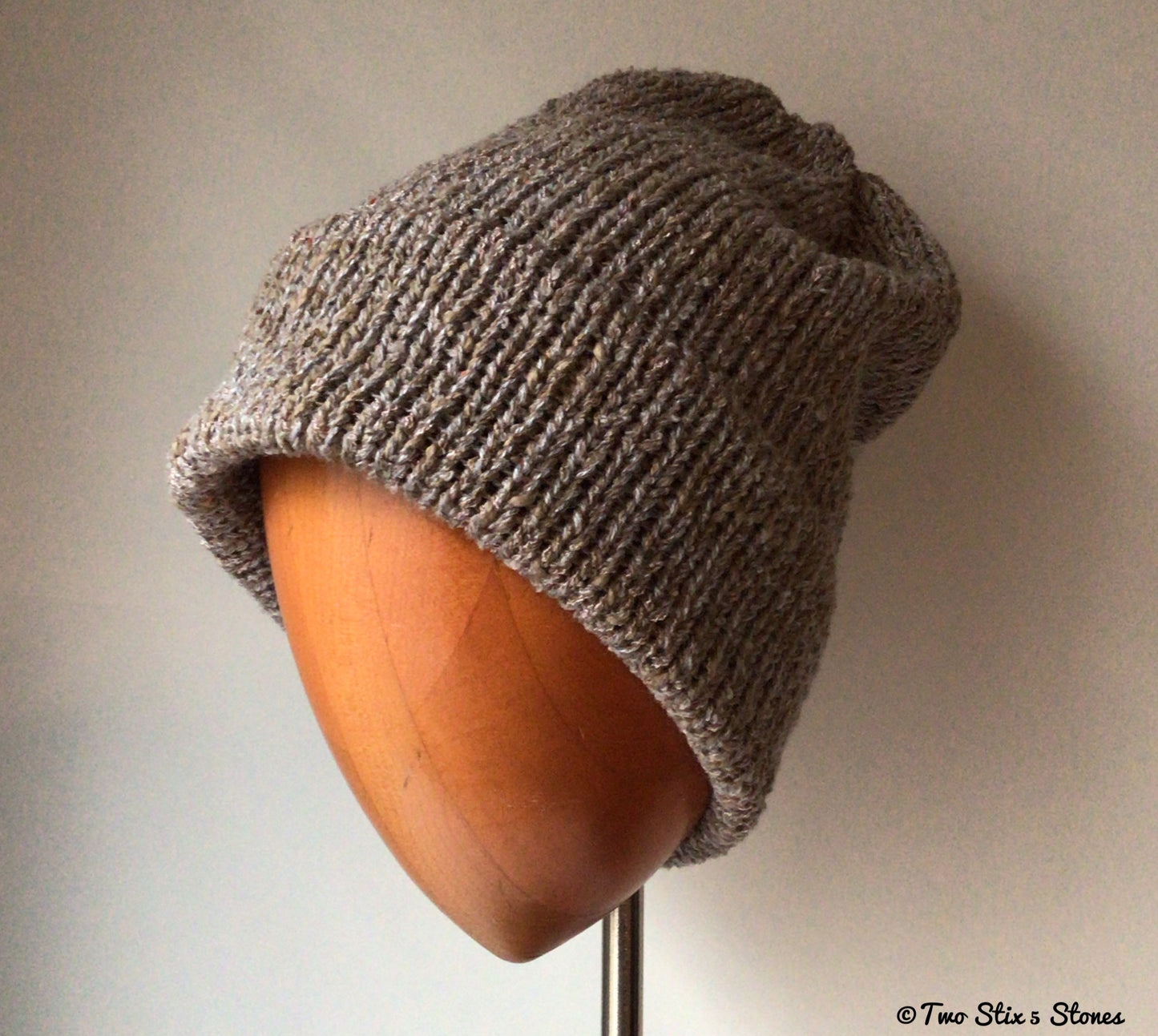 Grey Knit Beanie