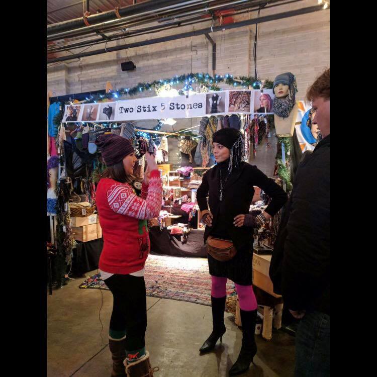 Wine & Black Tweed *Funky Chic Hat* (FH60)