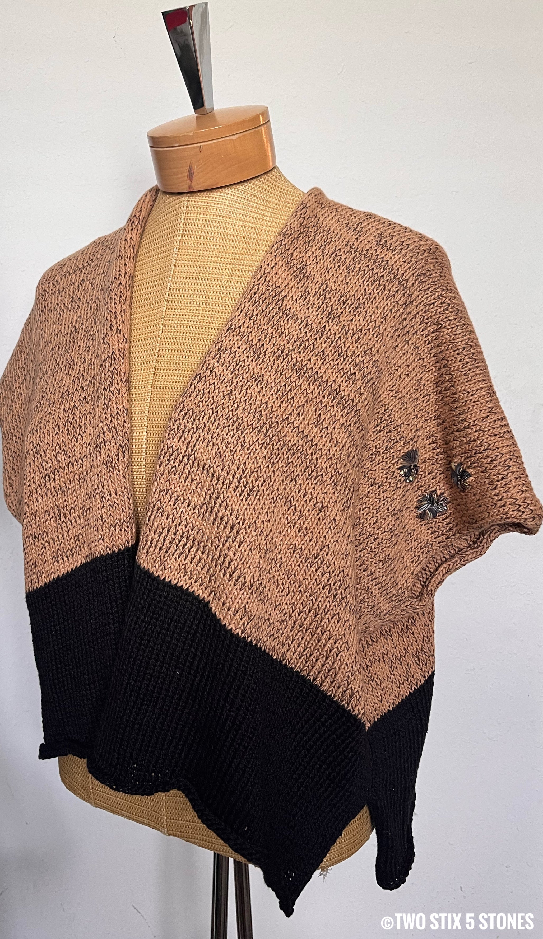 Neutral Tweed Kimono