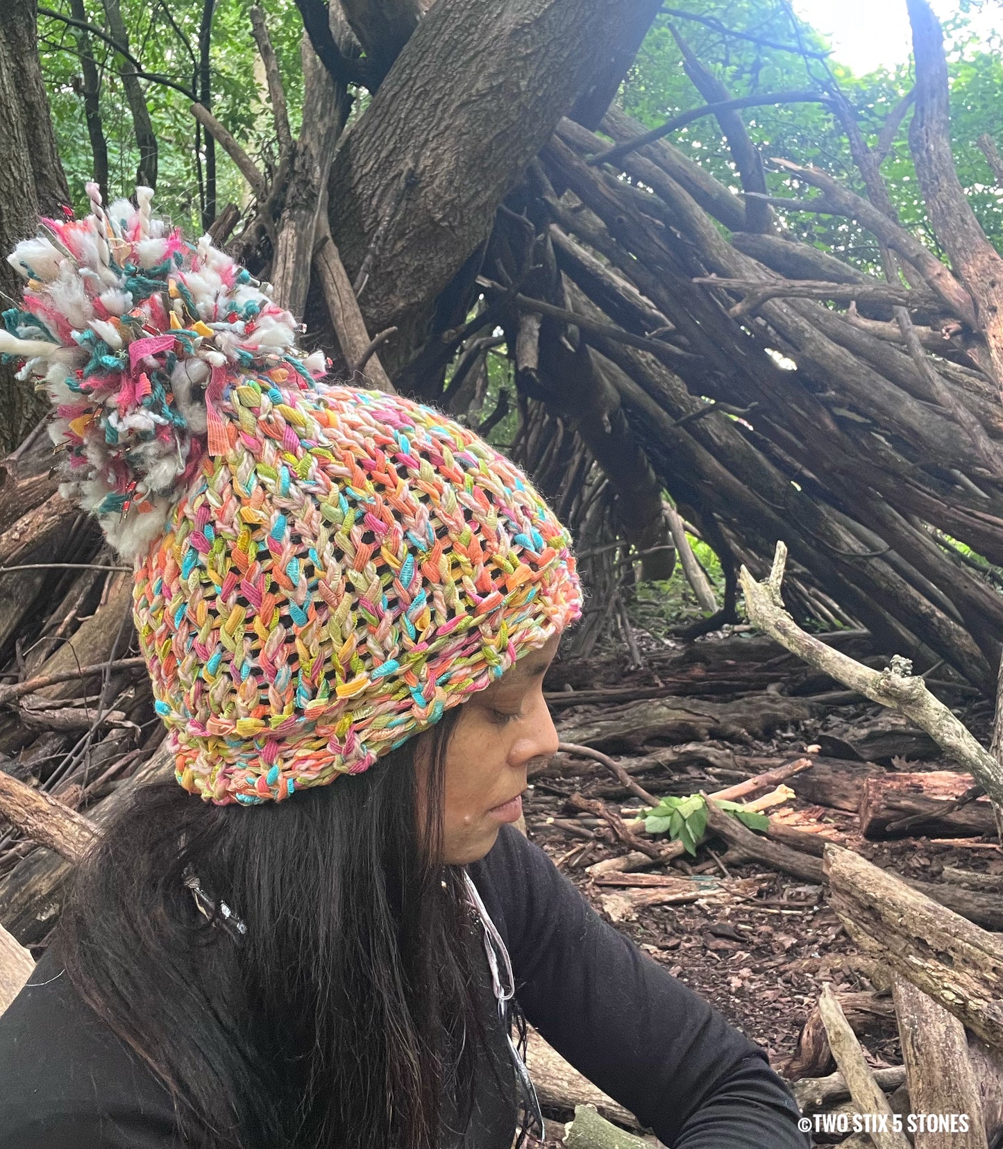 Luxe Beanie w/Funky Pom Pom