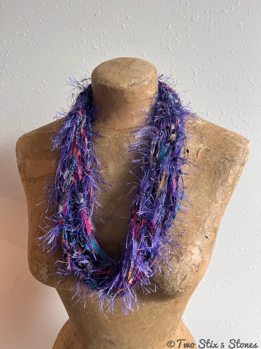 Fiber Necklace w/Band