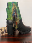 Variegated Green *Diva Chic* Boot Toppers