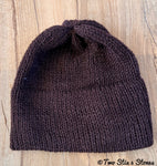 Chocolate Toned Wool Beanie
