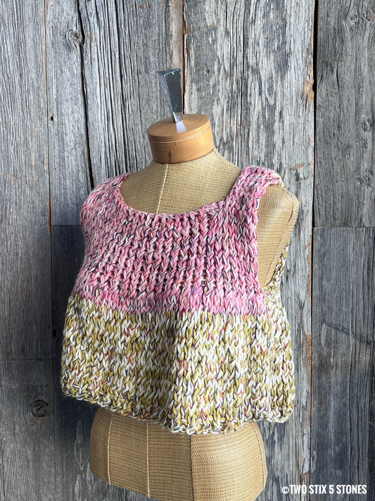 Crop Handknit Slipover