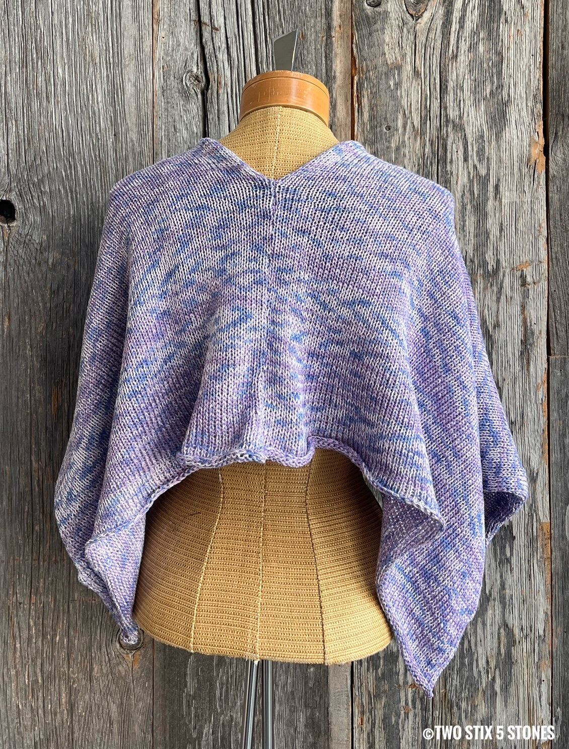 Crop Poncho w/Sleeves