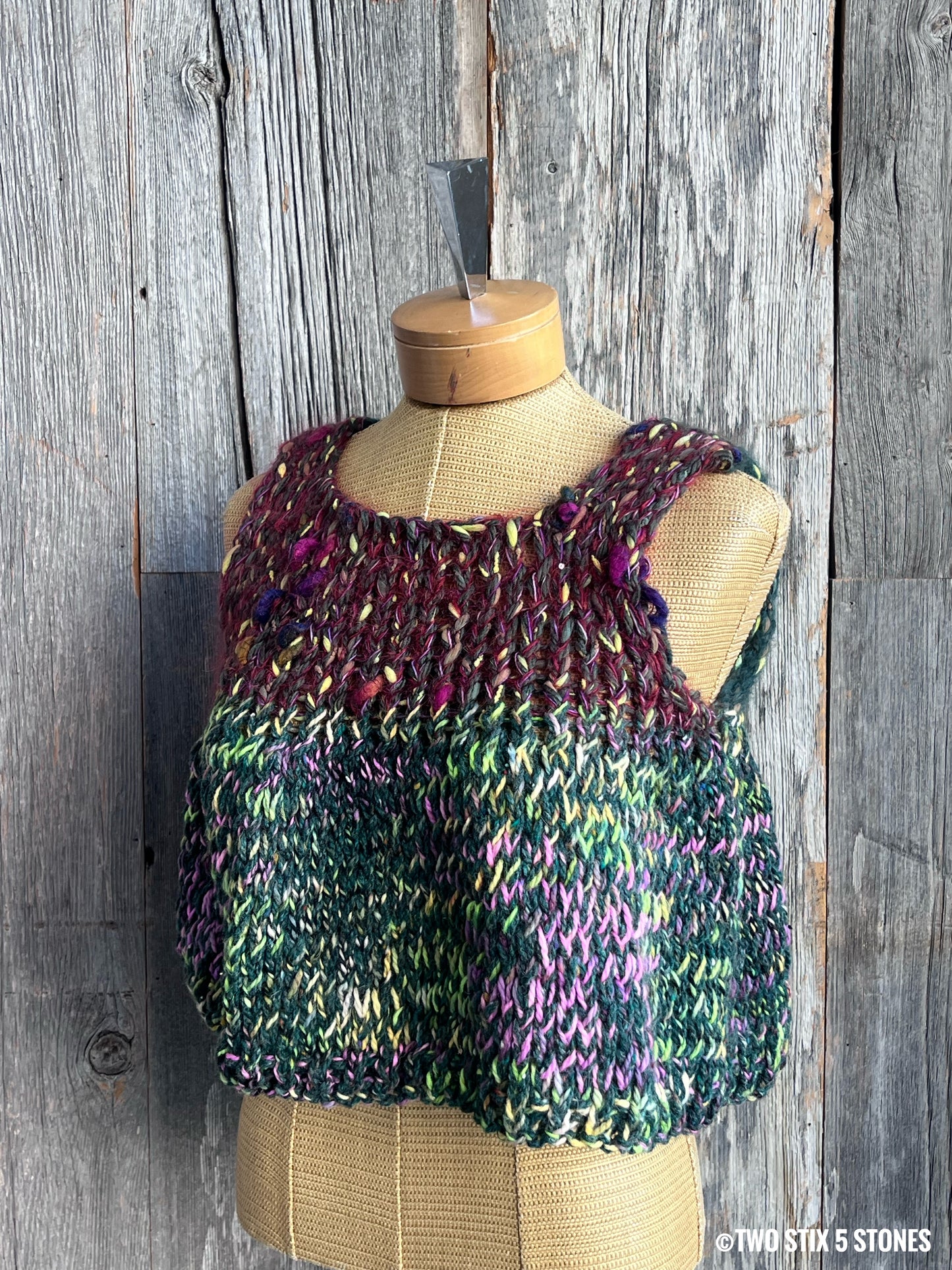 Crop Handknit Slipover