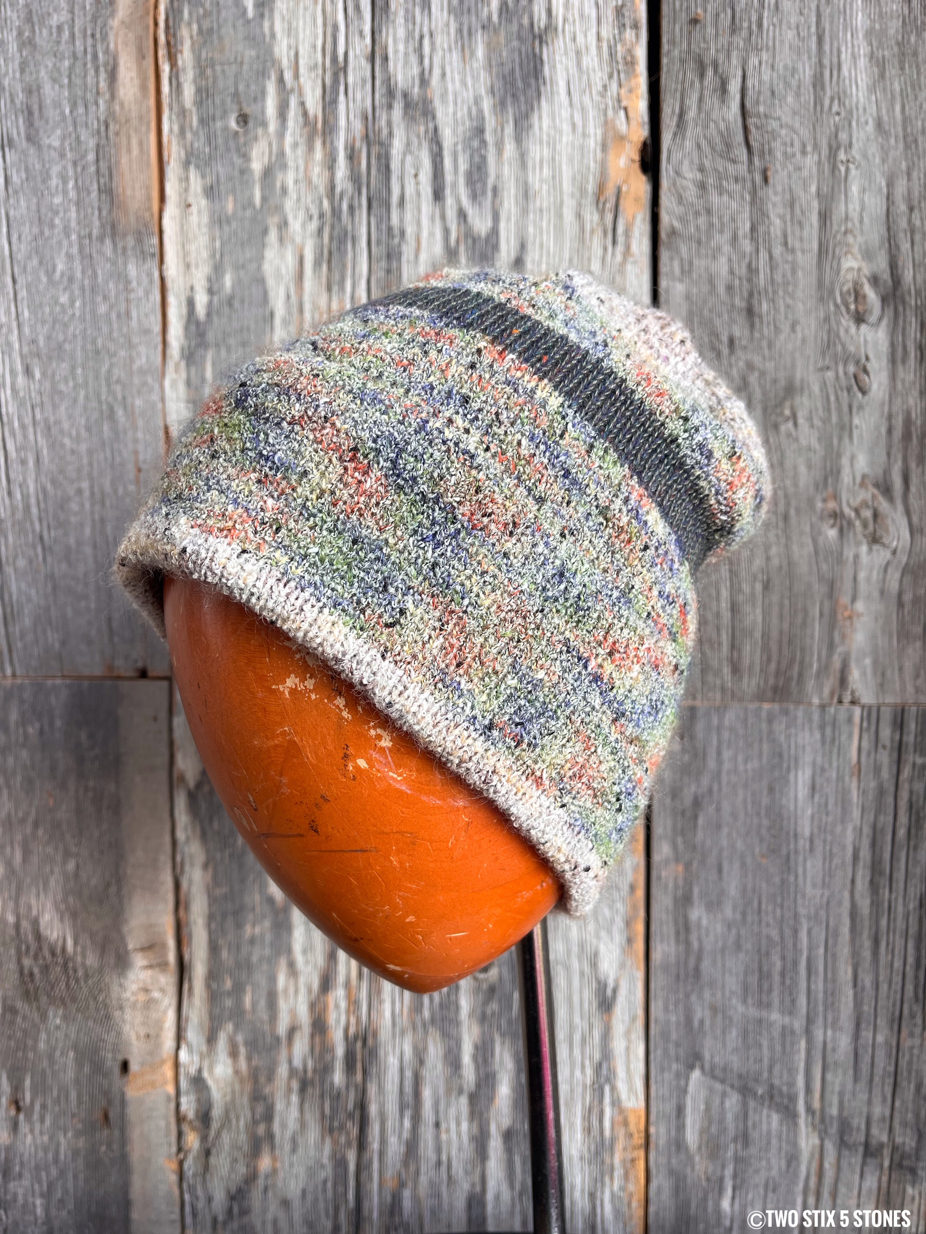 Neutral Toned Slouchy Beanie