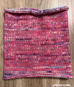 Pink & Lavender Tweed Cowl/Neckwarmer