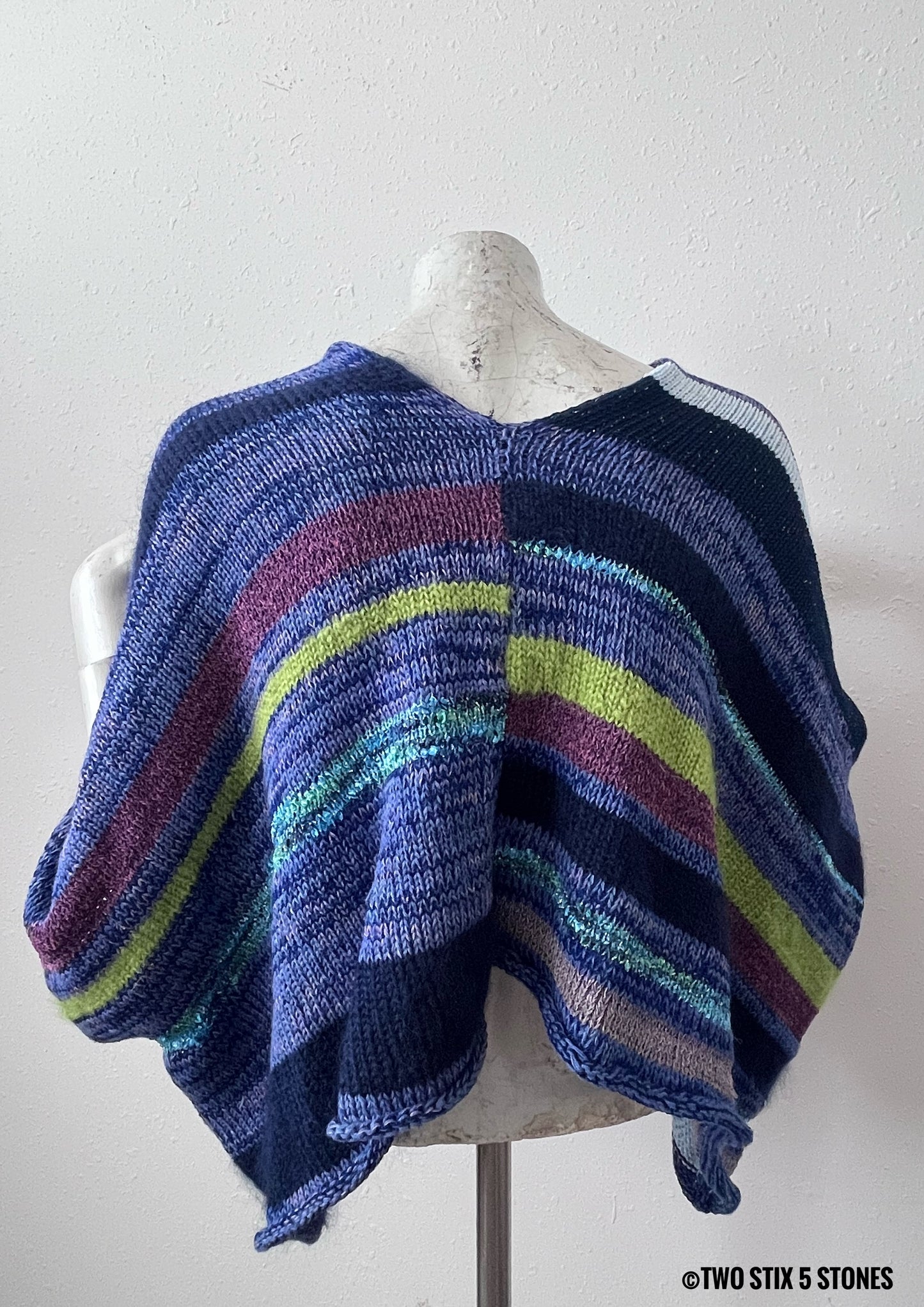 Crop Poncho w/Sleeves