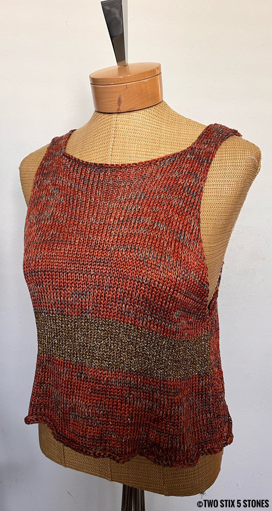 Copper Tweed Slipover