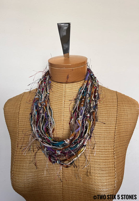 Funky Fiber Necklace w/Band