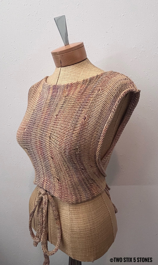 Poncho Halter w/Ties