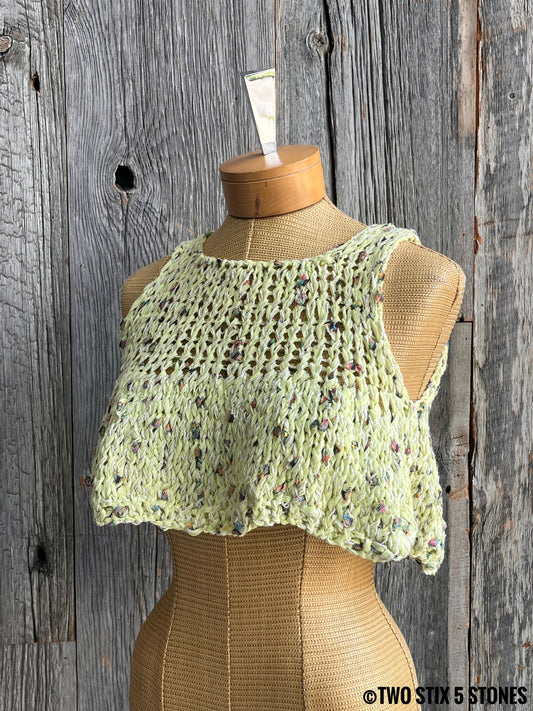 Crop Handknit Slipover