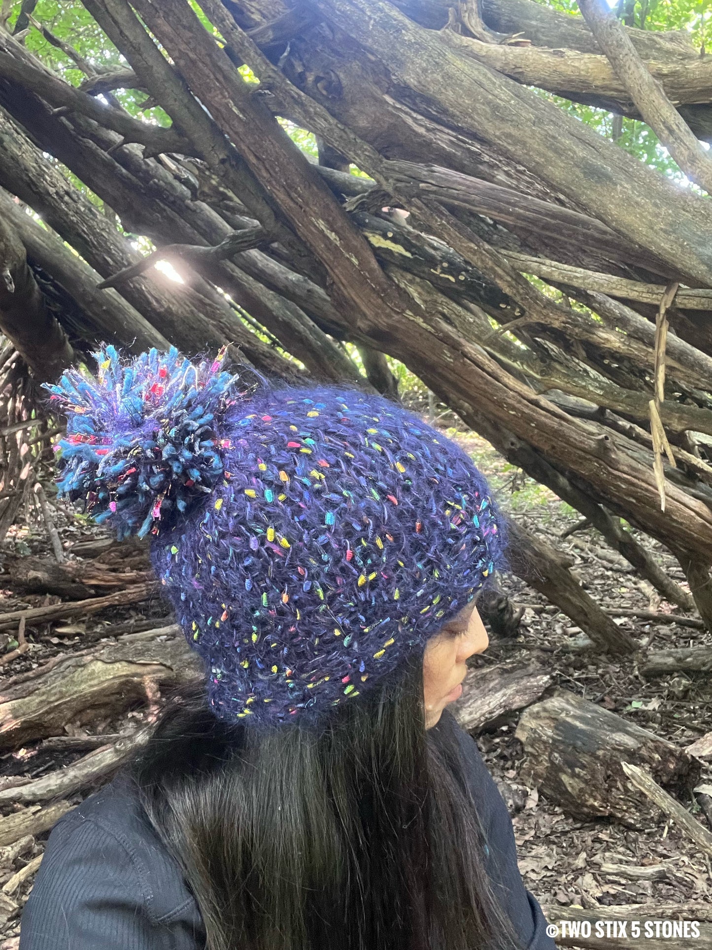Luxe Beanie w/Funky Pom Pom