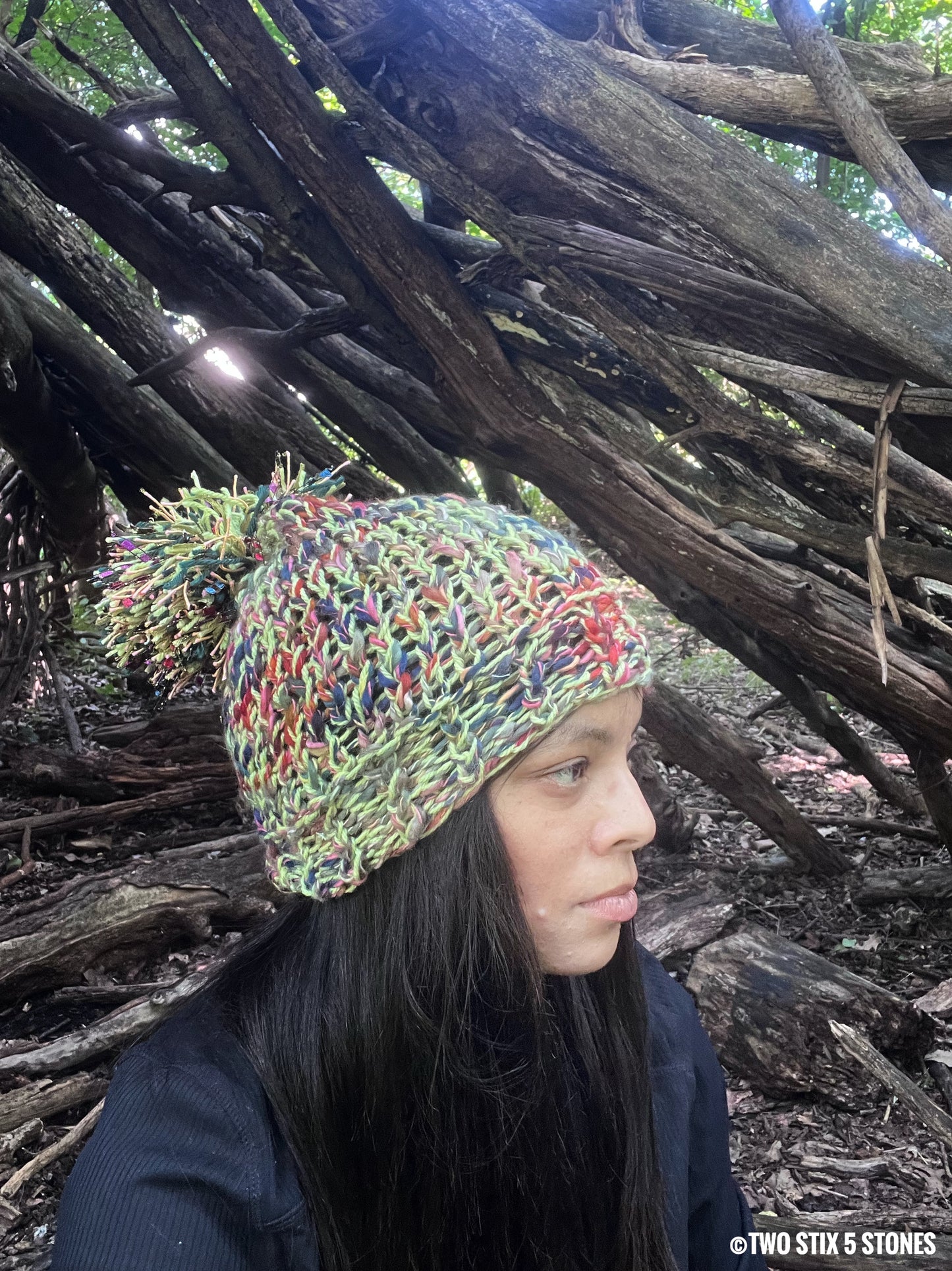 Luxe Beanie w/Funky Pom Pom