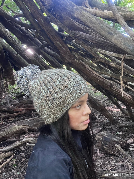 Luxe Beanie w/Funky Pom Pom
