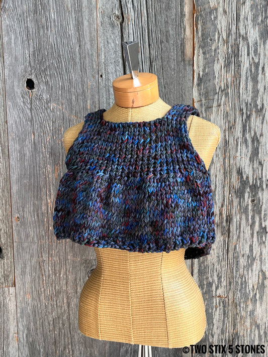 Crop Handknit Slipover