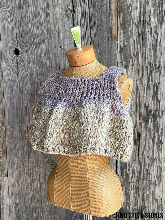 Crop Handknit Slipover